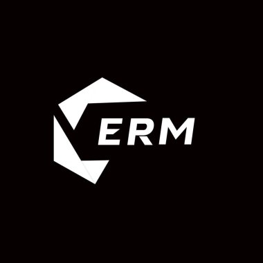 ERM yaratıcı minimalist harf logosu. ERM eşsiz vektör baş harfleri alfabe harfi logosu. Yaratıcı minimalist harf logosu. ERM benzersiz vektör baş harfleri alfabe harfi logo tasarımı