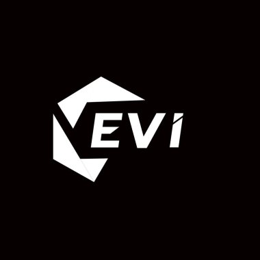 EVI yaratıcı minimalist harf logosu. EVI benzersiz vektör baş harfleri alfabe harf logosu tasarlama yaratıcı minimalist harf logosu. EVI eşsiz vektör baş harfleri alfabe harf logosu tasarımı