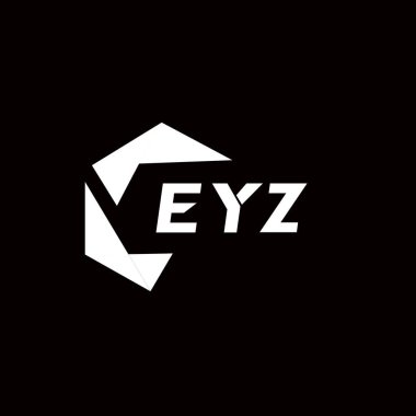 EYZ yaratıcı minimalist harf logosu. EYZ eşsiz vektör baş harfleri alfabe harfi logosu EYZ yaratıcı minimalist harf logosu. EYZ benzersiz vektör baş harfleri harf logosu tasarımı