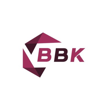 BBK yaratıcı minimalist harf logosu. BBK eşsiz vektör baş harfleri alfabe harfi logo tasarımı