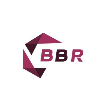 BBR yaratıcı minimalist harf logosu. BBR eşsiz vektör baş harfleri alfabe harfi logo tasarımı