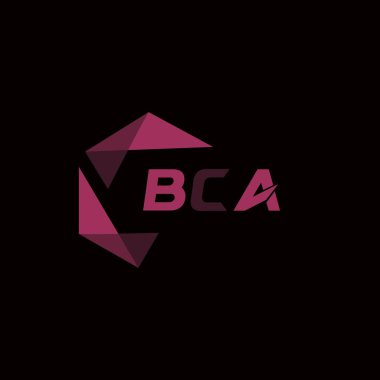 BCA yaratıcı minimalist harf logosu. BCA eşsiz vektör baş harfleri alfabe harf logosu tasarımı