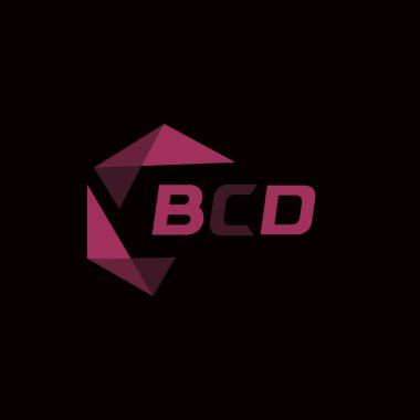 BCD yaratıcı minimalist harf logosu. BCD eşsiz vektör baş harfleri alfabe harf logosu tasarımı