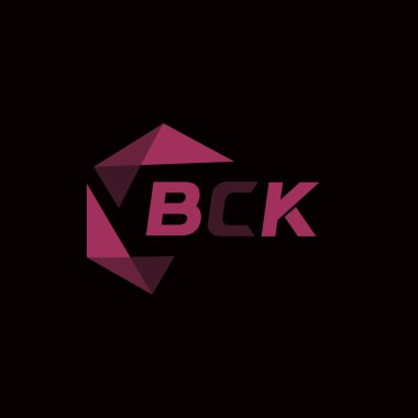 BCK yaratıcı minimalist harf logosu. BCK eşsiz vektör baş harfleri alfabe harfi logo tasarımı