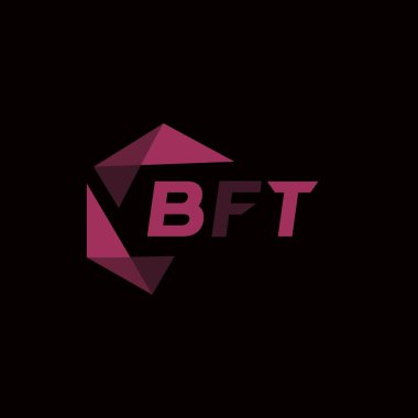 BFT yaratıcı minimalist harf logosu. BFT eşsiz vektör baş harfleri alfabe harfi logo tasarımı