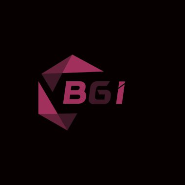 BGI yaratıcı minimalist harf logosu. BGI eşsiz vektör baş harfleri harf logosu tasarımı