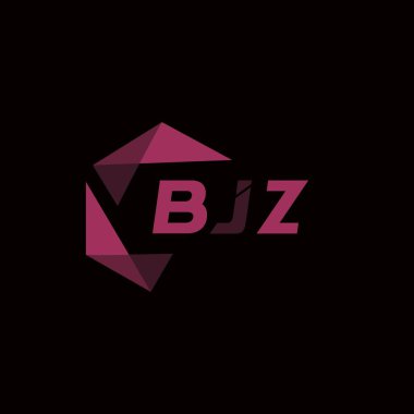 BJZ yaratıcı minimalist harf logosu. BJZ benzersiz vektör baş harfleri harf logosu tasarımı