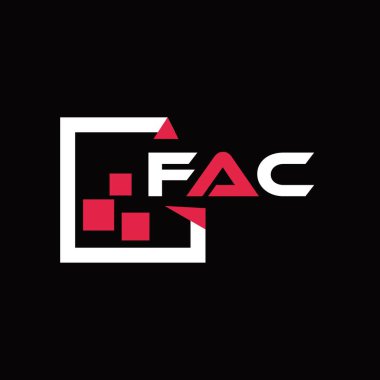 FAC yaratıcı minimalist harf logosu. FAC benzersiz vektör baş harfleri alfabe harf logosu tasarımı FAC yaratıcı minimalist harf logosu. FAC benzersiz vektör baş harfleri alfabe harf logosu tasarımı