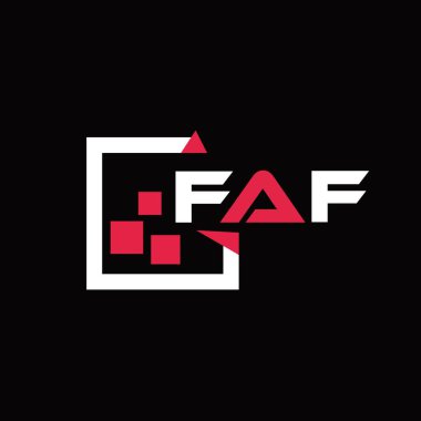 FAF yaratıcı minimalist harf logosu. FAF eşsiz vektör baş harfleri alfabe harf logosu tasarımı FAF yaratıcı minimalist harf logosu. FAF eşsiz vektör baş harfleri alfabe harf logosu tasarımı