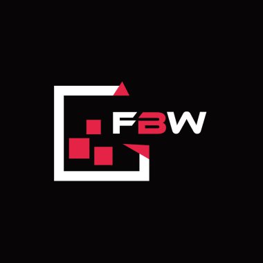 FBW yaratıcı minimalist harf logosu. FBW eşsiz vektör baş harfleri alfabe harf logosu tasarımı FBW yaratıcı minimalist harf logosu. FBW benzersiz vektör baş harfleri harf logosu tasarımı