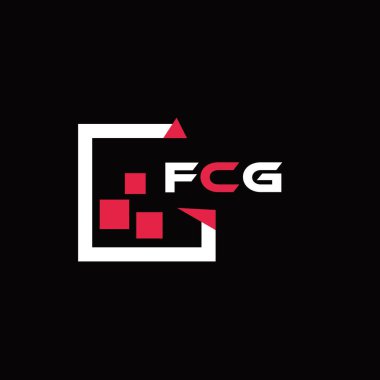 FCG yaratıcı minimalist harf logosu. FCG eşsiz vektör baş harfleri alfabe harf logosu tasarımı FCG yaratıcı minimalist harf logosu. FCG benzersiz vektör baş harfleri harf logosu tasarımı