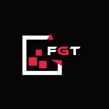 FGT yaratıcı minimalist harf logosu. FGT benzersiz vektör baş harfleri harf logosu tasarımı 