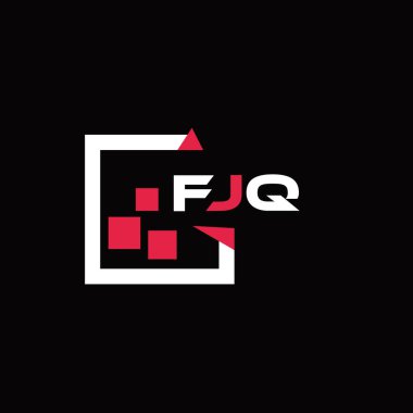 FJQ yaratıcı minimalist harf logosu. FJQ benzersiz vektör baş harfleri harf logosu tasarımı 