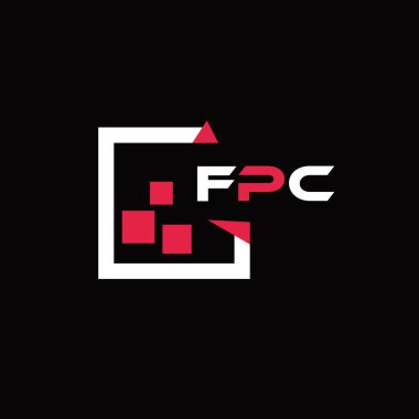 FPC yaratıcı minimalist harf logosu. FPC benzersiz vektör baş harfleri harf logosu tasarımı 