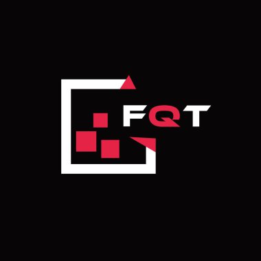 FQT yaratıcı minimalist harf logosu. FQT benzersiz vektör baş harfleri harf logosu tasarımı 