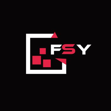FSY yaratıcı minimalist harf logosu. FSY benzersiz vektör baş harfleri harf logosu tasarımı 