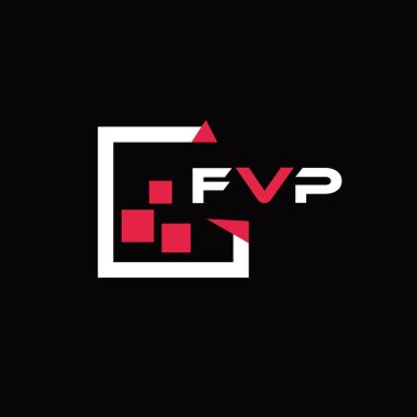 FVP yaratıcı minimalist harf logosu. FVP benzersiz vektör baş harfleri harf logosu tasarımı 