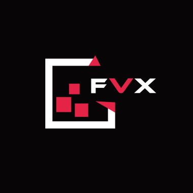 FVX yaratıcı minimalist harf logosu. FVX benzersiz vektör baş harfleri harf logosu tasarımı 