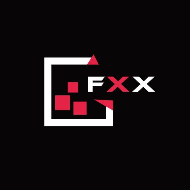 FXX yaratıcı minimalist harf logosu. FXX benzersiz vektör baş harfleri harf logosu tasarımı 