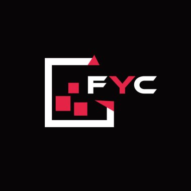 FYC yaratıcı minimalist harf logosu. FYC benzersiz vektör baş harfleri harf logosu tasarımı 