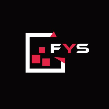 FYS yaratıcı minimalist harf logosu. FYS benzersiz vektör baş harfleri harf logosu tasarımı 