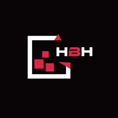 HBH yaratıcı minimalist harf logosu. HBH eşsiz vektör baş harfleri alfabe harf logosu tasarımı 