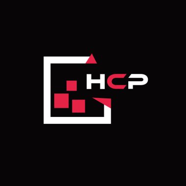 HCP yaratıcı minimalist harf logosu. HCP benzersiz vektör baş harfleri harf logosu tasarımı 