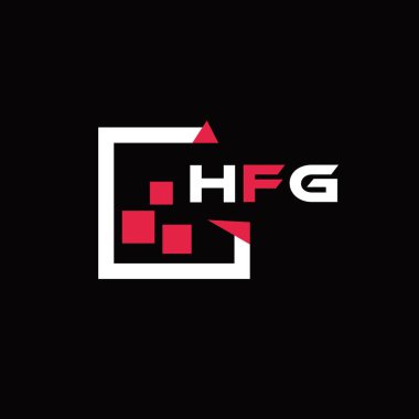 HFG yaratıcı minimalist harf logosu. HFG benzersiz vektör baş harfleri harf logosu tasarımı 