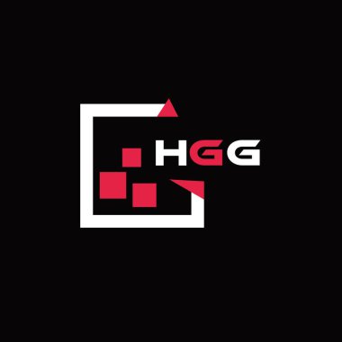HGG yaratıcı minimalist harf logosu. HGG benzersiz vektör baş harfleri harf logosu tasarımı 