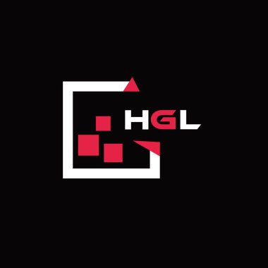 HGL yaratıcı minimalist harf logosu. HGL benzersiz vektör baş harfleri harf logosu tasarımı 