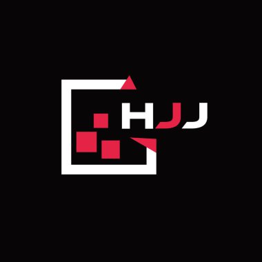 HJJ yaratıcı minimalist harf logosu. HJJ benzersiz vektör baş harfleri harf logosu tasarımı 