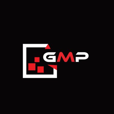 GMP yaratıcı minimalist harf logosu. GMP benzersiz vektör baş harfleri harf logosu tasarımı