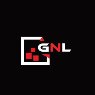 GNL yaratıcı minimalist harf logosu. GNL benzersiz vektör baş harfleri harf logosu tasarımı 