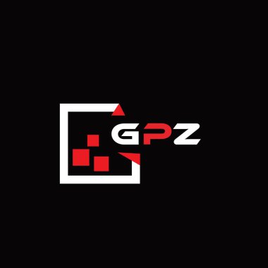 GPZ yaratıcı minimalist harf logosu. GPZ benzersiz vektör baş harfleri harf logosu tasarımı 