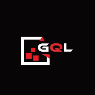 GQL yaratıcı minimalist harf logosu. GQL benzersiz vektör baş harfleri harf logosu tasarımı 