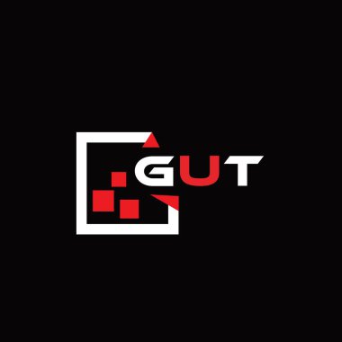 GUT yaratıcı minimalist harf logosu. GUT eşsiz vektör baş harfleri alfabe harfi logosu GUT yaratıcı minimalist harf logosu. GUT eşsiz vektör baş harfleri alfabe harf logosu tasarımı 