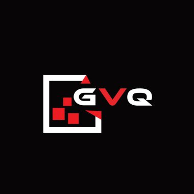 GVQ yaratıcı minimalist harf logosu. GVQ benzersiz vektör baş harfleri harf logosu tasarımı 