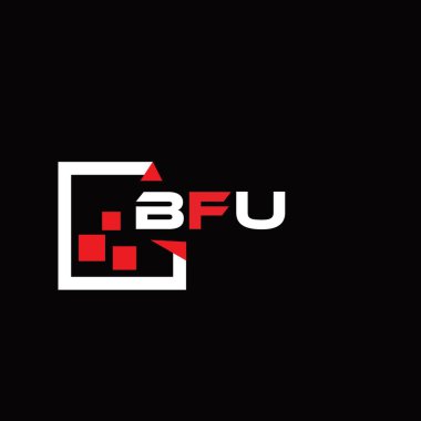 BFU yaratıcı minimalist harf logosu. BFU eşsiz vektör baş harfleri alfabe harfi logosu BFU yaratıcı minimalist harf logosu. BFU eşsiz vektör baş harfleri harf logosu tasarımı