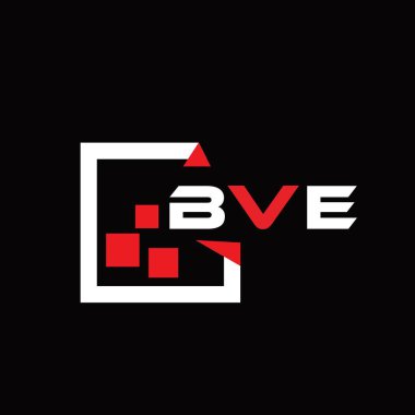 BVE yaratıcı minimalist harf logosu. BVE benzersiz vektör baş harfleri alfabe harf logosu tasarımı