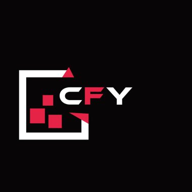 CFY yaratıcı minimalist harf logosu. CFY benzersiz vektör baş harfleri harf logosu tasarımı