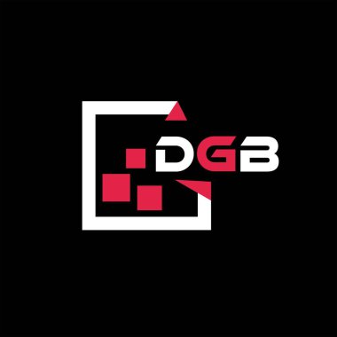 DGB yaratıcı minimalist harf logosu. DGB benzersiz vektör baş harfleri harf logosu tasarımı