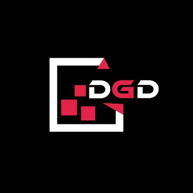 DGD yaratıcı minimalist harf logosu. DGD benzersiz vektör baş harfleri harf logosu tasarımı