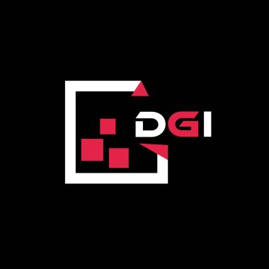 DGI yaratıcı minimalist harf logosu. DGI benzersiz vektör baş harfleri harf logosu tasarımı