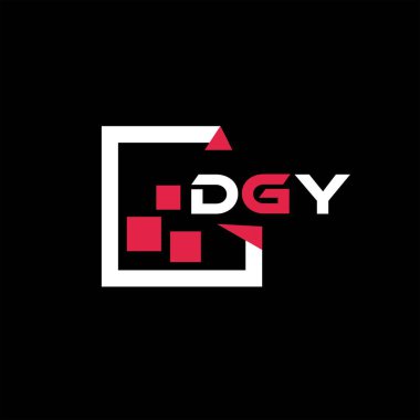 DGY yaratıcı minimalist harf logosu. DGY benzersiz vektör baş harfleri harf logosu tasarımı