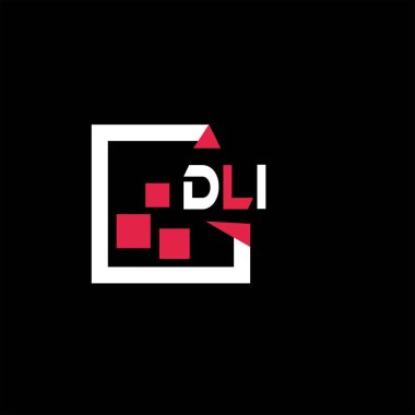 DHI yaratıcı minimalist harf logosu. DHI benzersiz vektör baş harfleri harf logosu tasarımı