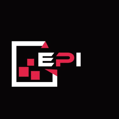 EPH yaratıcı minimalist harf logosu. EPH benzersiz vektör baş harfleri harf logosu tasarımı