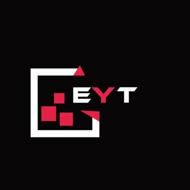 EYT minimalist harf logosu. EYT benzersiz vektör baş harfleri harf logosu tasarımı