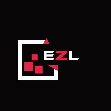 EZL yaratıcı minimalist harf logosu. EZL benzersiz vektör baş harfleri harf logosu tasarımı