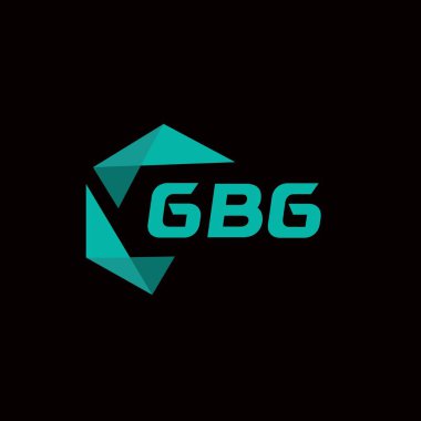 GBG yaratıcı minimalist harf logosu. GBG benzersiz vektör baş harfleri harf logosu tasarımı