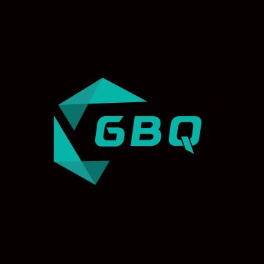 GBQ yaratıcı minimalist harf logosu. GBQ benzersiz vektör baş harfleri harf logosu tasarımı